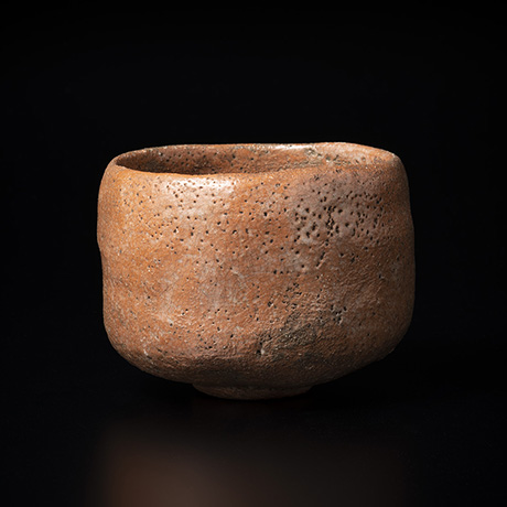 「21.　山田山庵　赤 長次郎写 / YAMADA Sanan　Tea bowl, Raku, Following the style of Chojiro」の写真　その3