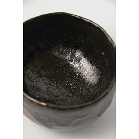 「22.　山田山庵　黒 ノンコウ写 / YAMADA Sanan　Tea bowl, Raku, Following the style of Nonkou」の写真　その7