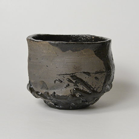 「33.　鯉江良二　引出し黒茶盌 / KOIE Ryoji　Chawan, Black」の写真　その3