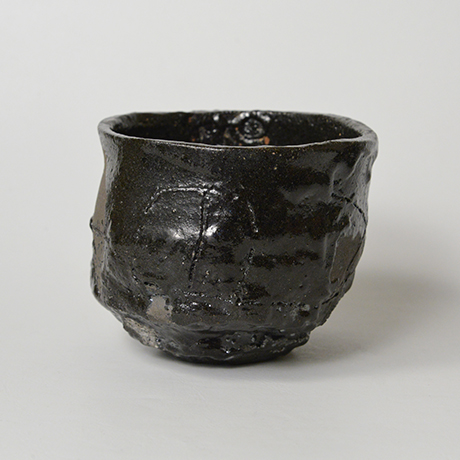 「33.　鯉江良二　引出し黒茶盌 / KOIE Ryoji　Chawan, Black」の写真　その4