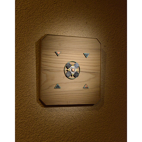 「No. DM4　かながさね / Artwork, Wall hanging, “Kanagasane”, brass, silver, copper」の写真　その4