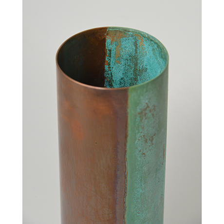No. DM5 銅緑青筒 / Artwork, Cylinder, Verdigris copper | しぶや 