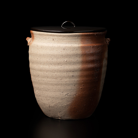 「No.51 備前緋襷種壷水指 / Water container, Bizen Hidasuki」の写真　その2