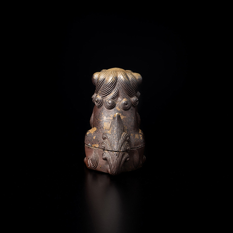 No.59 備前窯獅子香盒 / Incense container, Lion shape, Bizen 