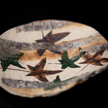 「No.38　紅葉皿　五 / A set of 5 dishes with maple leaf and water design」の写真　その3