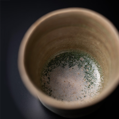 「15. 灰釉盃 / Sake cup, Ash glaze」の写真　その5