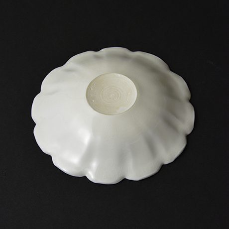 「29.白瓷菊花皿　二 / A set of two dishes, Crysanthemum shape, White porcelain」の写真　その3