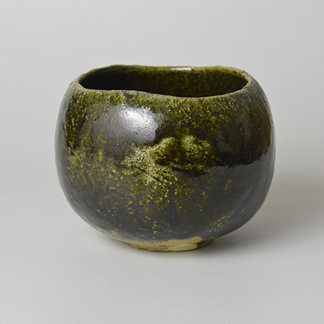 「No.1　織部茶盌 / Tea bowl, Oribe」の写真　その4